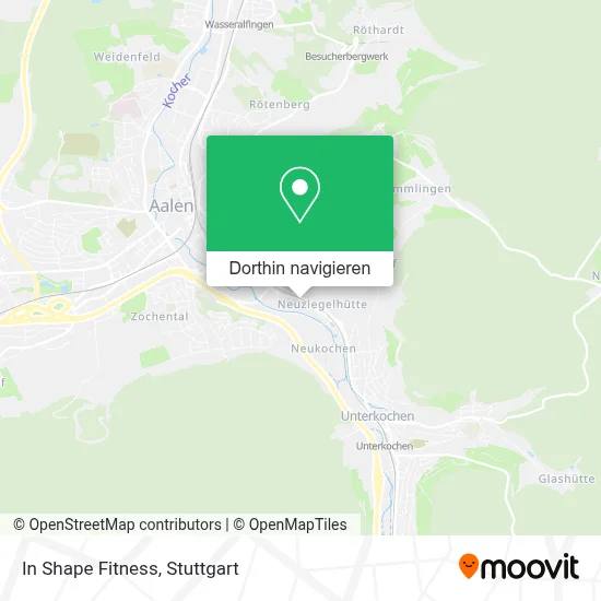 In Shape Fitness Karte