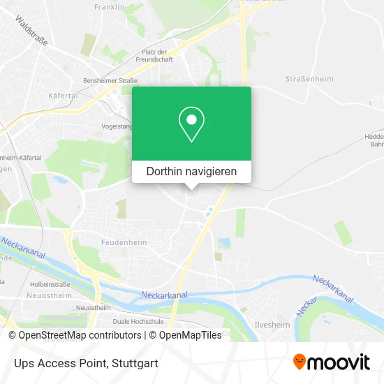 Ups Access Point Karte