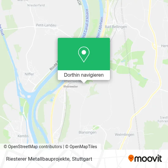 Riesterer Metallbauprojekte Karte