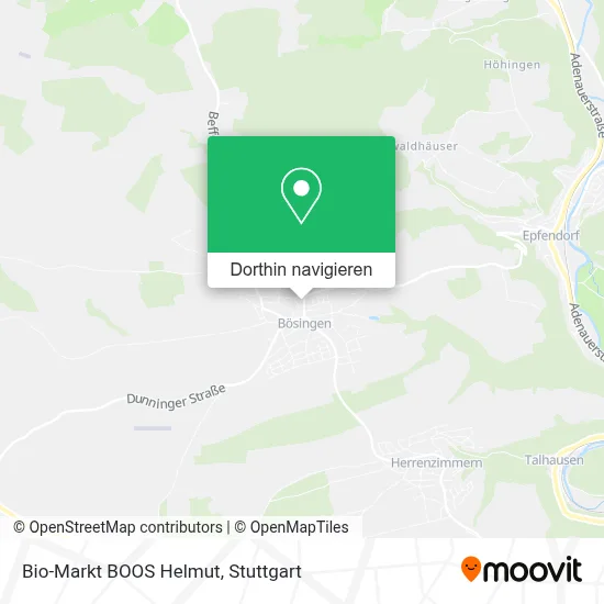 Bio-Markt BOOS Helmut Karte