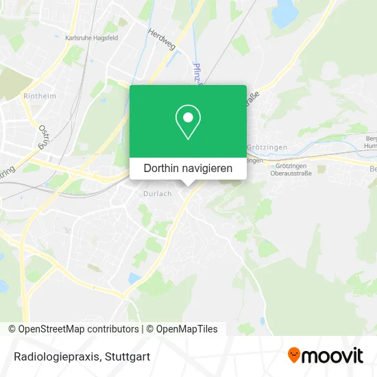 Radiologiepraxis Karte