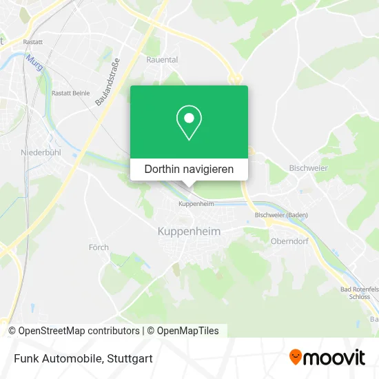 Funk Automobile Karte