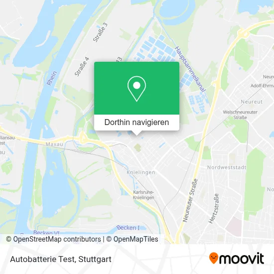 Autobatterie Test Karte