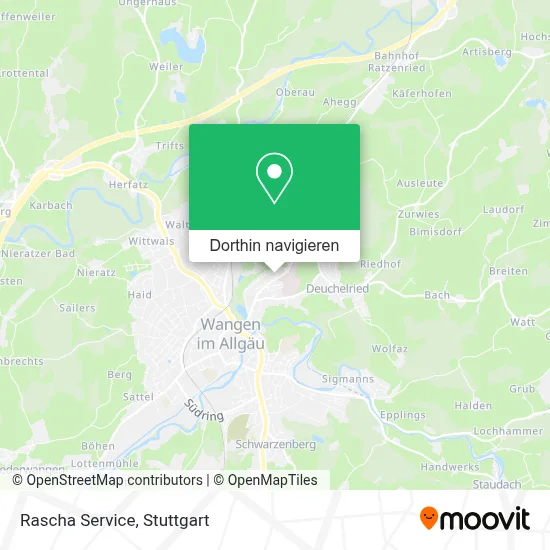 Rascha Service Karte