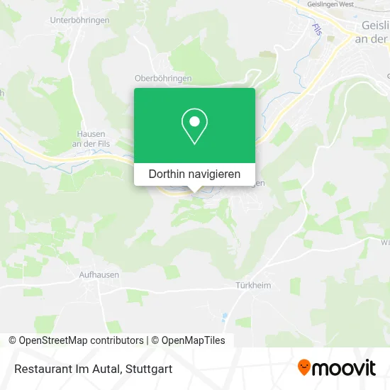 Restaurant Im Autal Karte