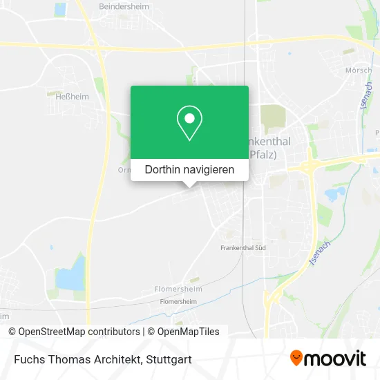 Fuchs Thomas Architekt Karte