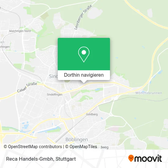 Reca Handels-Gmbh Karte