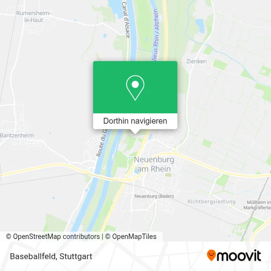 Baseballfeld Karte