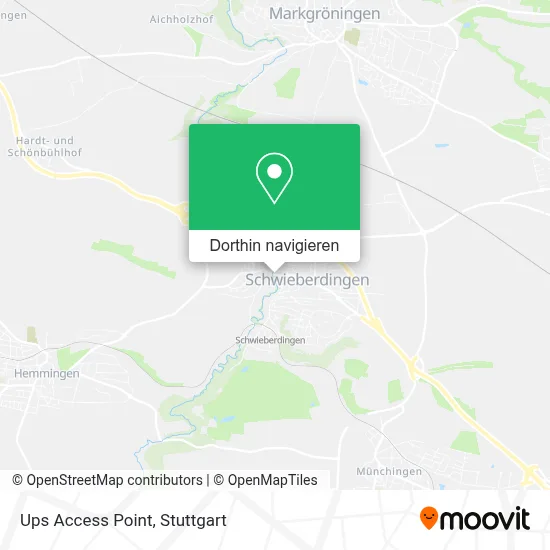 Ups Access Point Karte