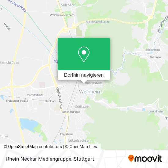 Rhein-Neckar Mediengruppe Karte