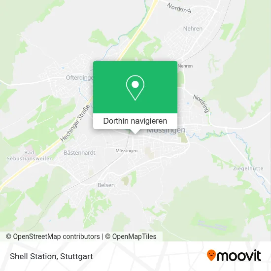Shell Station Karte