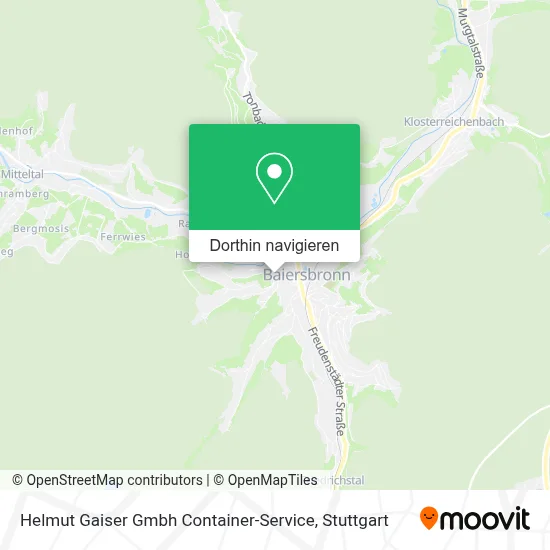 Helmut Gaiser Gmbh Container-Service Karte