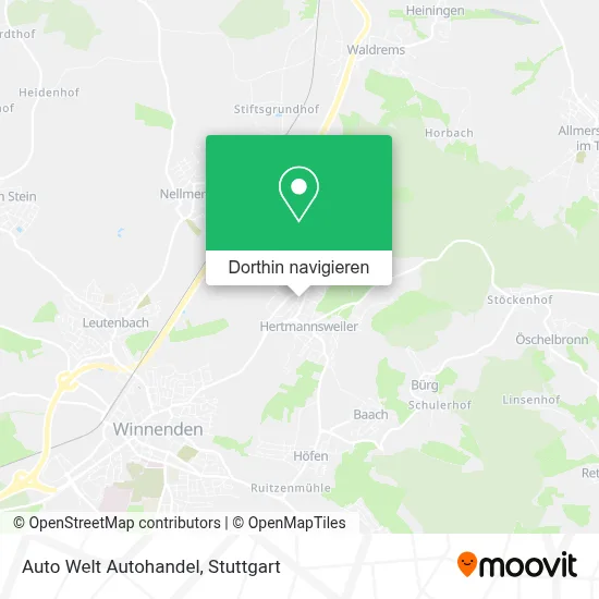 Auto Welt Autohandel Karte