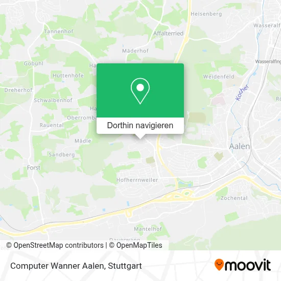 Computer Wanner Aalen Karte