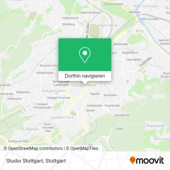 Studio Stuttgart Karte