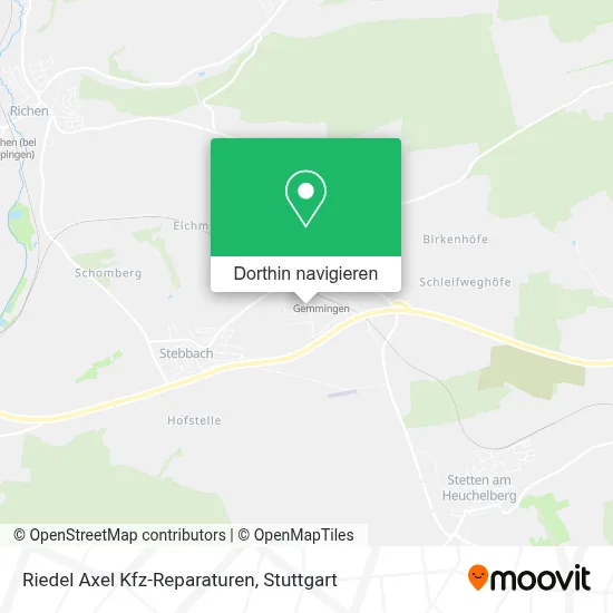 Riedel Axel Kfz-Reparaturen Karte
