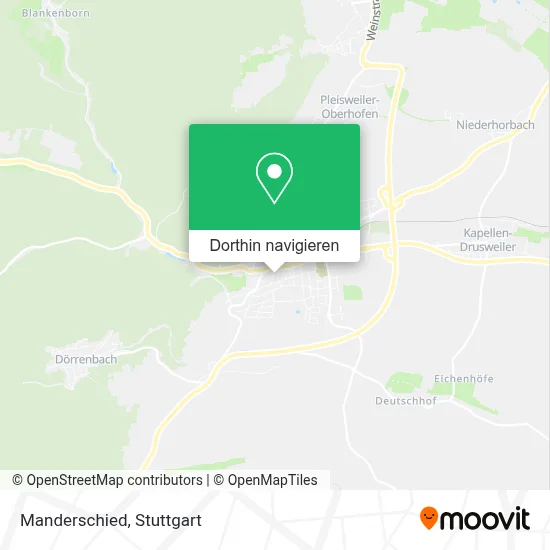 Manderschied Karte