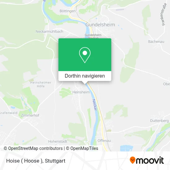Hoise ( Hoose ) Karte