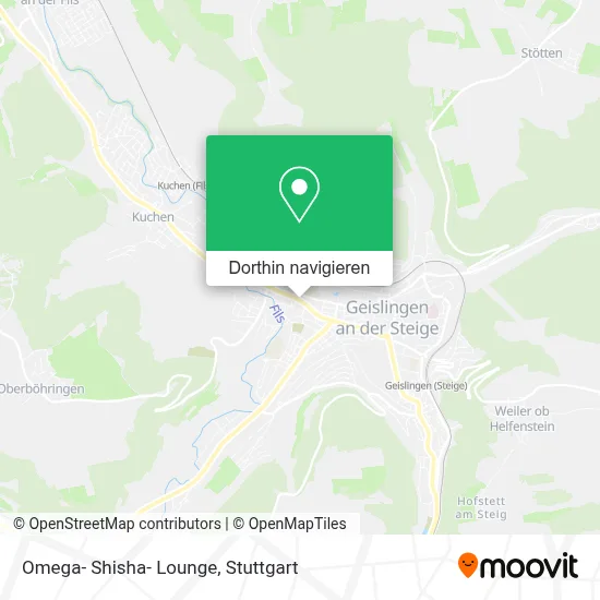 Omega- Shisha- Lounge Karte