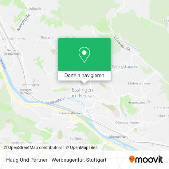 Haug Und Partner - Werbeagentur Karte