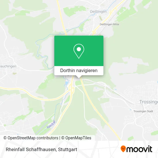 Rheinfall Schaffhausen Karte