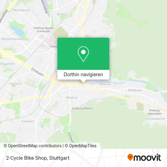 2-Cycle Bike Shop Karte