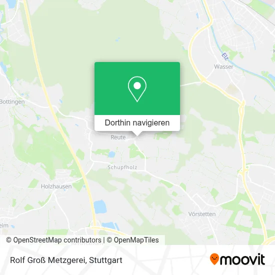 Rolf Groß Metzgerei Karte