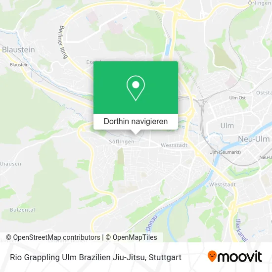 Rio Grappling Ulm Brazilien Jiu-Jitsu Karte