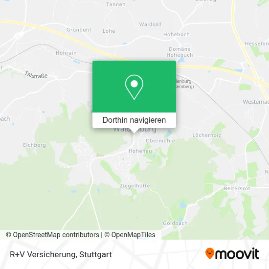 R+V Versicherung Karte