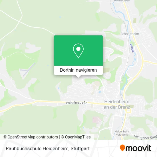 Rauhbuchschule Heidenheim Karte