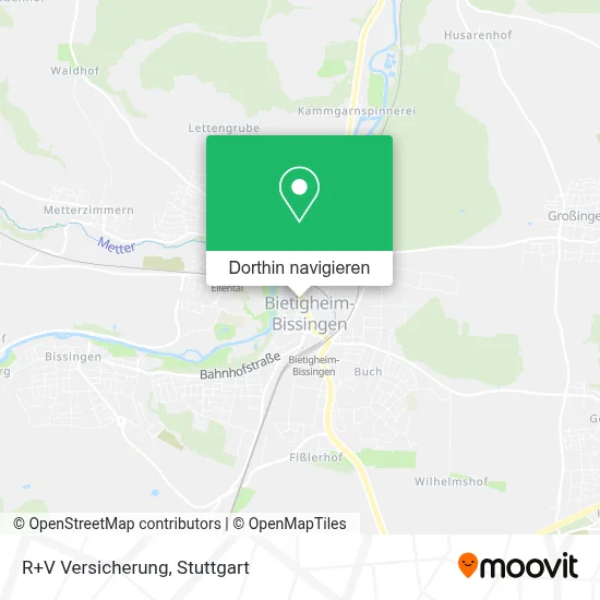 R+V Versicherung Karte