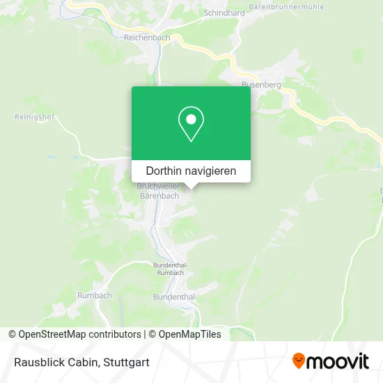 Rausblick Cabin Karte