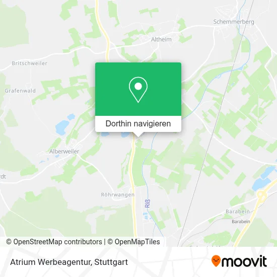 Atrium Werbeagentur Karte