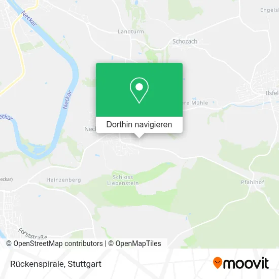 Rückenspirale Karte