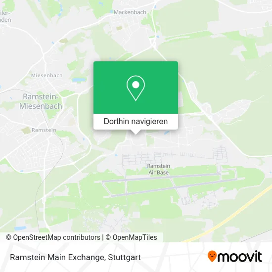 Ramstein Main Exchange Karte