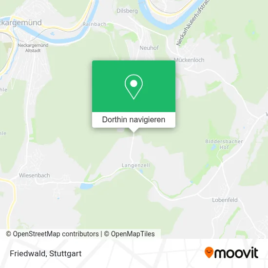 Friedwald Karte