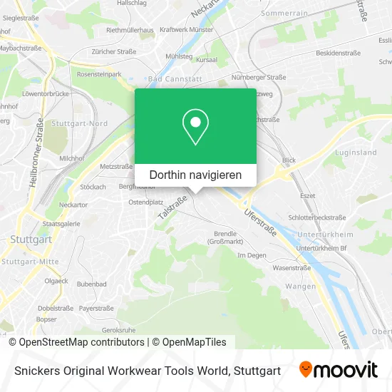 Snickers Original Workwear Tools World Karte