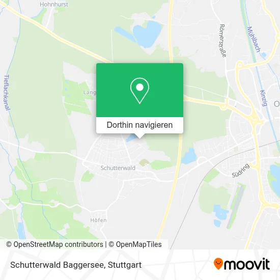 Schutterwald Baggersee Karte