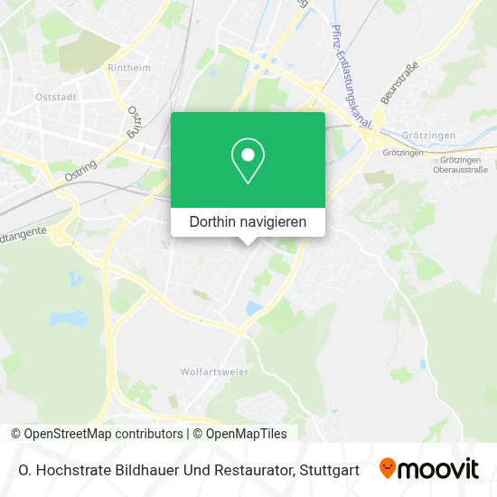 O. Hochstrate Bildhauer Und Restaurator Karte