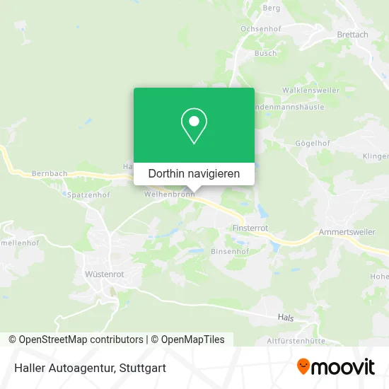 Haller Autoagentur Karte