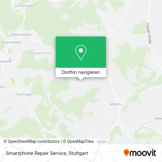 Smartphone Repair Service Karte