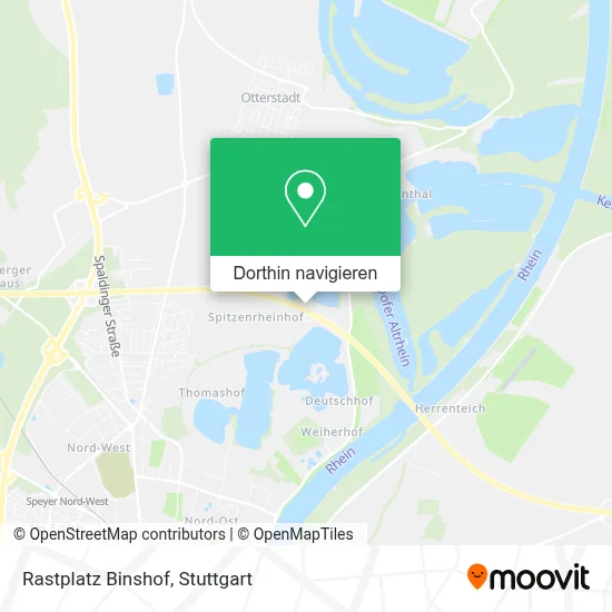Rastplatz Binshof Karte