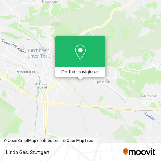 Linde Gas Karte