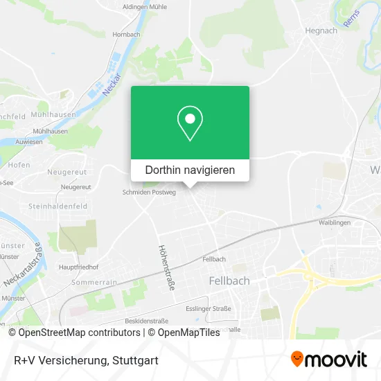 R+V Versicherung Karte