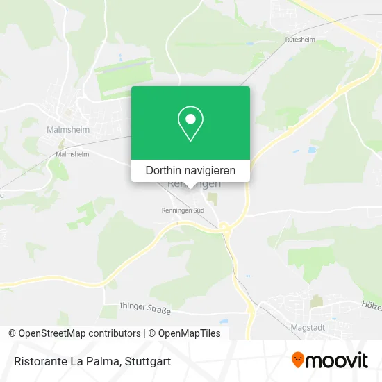Ristorante La Palma Karte