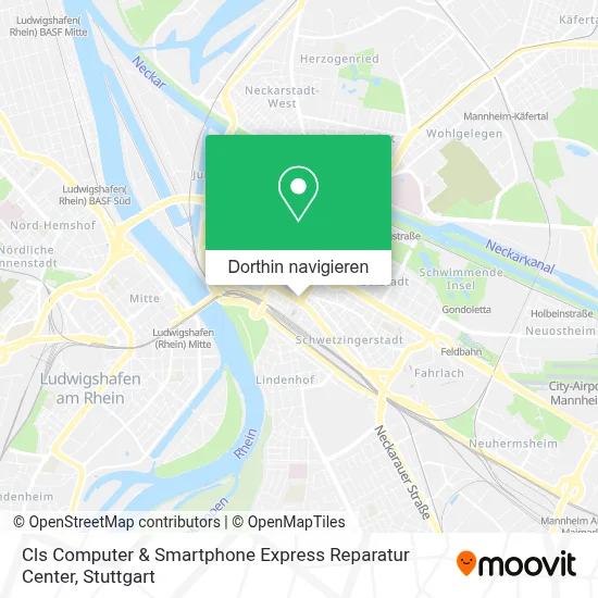 Cls Computer & Smartphone Express Reparatur Center Karte