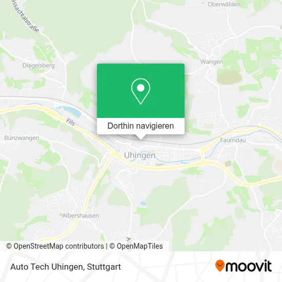 Auto Tech Uhingen Karte