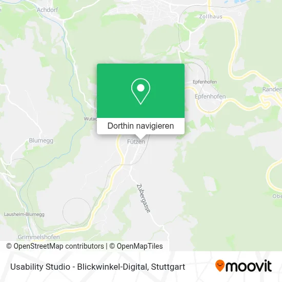 Usability Studio - Blickwinkel-Digital Karte