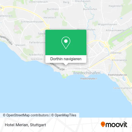 Hotel Merian Karte