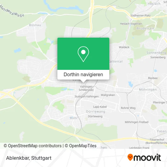 Ablenkbar Karte
